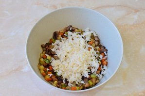 Омлет с рисом по-корейски Омлет с рисом по-корейски