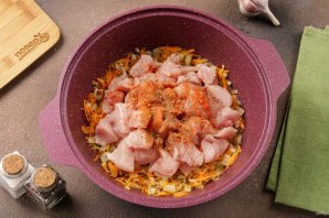 Курица с картофелем и морковью Курица с картофелем и морковью