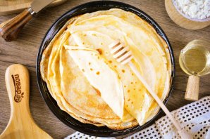 Блины на молоке (простой рецепт) Блины на молоке (простой рецепт)