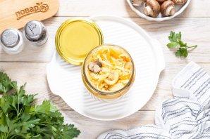 Солянка с шампиньонами на зиму Солянка с шампиньонами на зиму