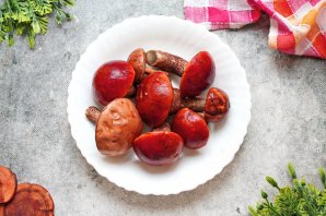Жареные подосиновики Жареные подосиновики