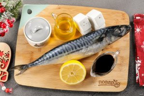 Скумбрия "Ёлочка" запечённая в духовке Скумбрия "Ёлочка" запечённая в духовке
