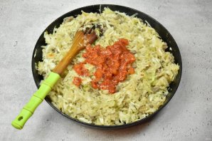 Начинка из фарша и капусты для блинов
