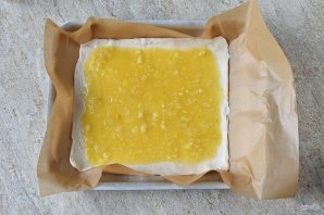 Пирог с лимоном из слоеного теста Пирог с лимоном из слоеного теста