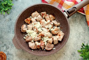 Печень со свининой Печень со свининой