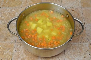 Картофельный суп с брокколи Картофельный суп с брокколи