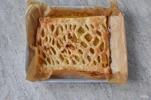 Пирог с лимоном из слоеного теста Пирог с лимоном из слоеного теста