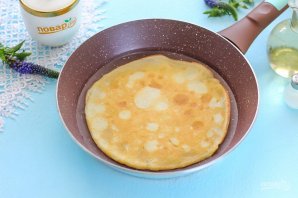 Блинный торт с заварным кремом