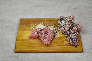 Теплый салат с тунцом Теплый салат с тунцом