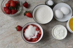 Клубничные маффины