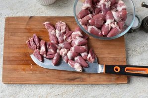 Куриные сердечки Куриные сердечки