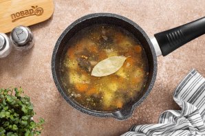 Суп со сморчками и картофелем Суп со сморчками и картофелем