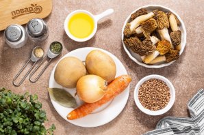 Суп со сморчками и картофелем Суп со сморчками и картофелем
