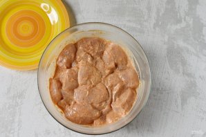 Шашлык из куриной грудки