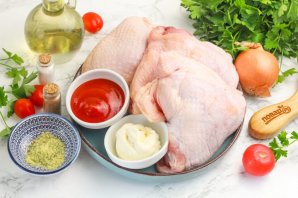 Шашлык из курицы в аэрогриле Шашлык из курицы в аэрогриле