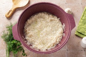 Ризотто с морепродуктами
