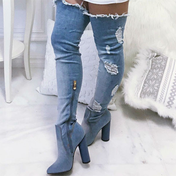
					С чем носить высокие сапоги			
			