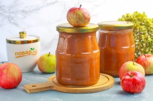 Яблочное повидло на скорую руку Яблочное повидло на скорую руку