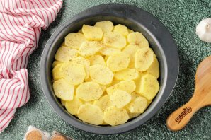 Картофель с фаршем и грибами Картофель с фаршем и грибами