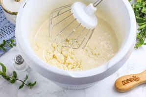 Творожный торт со сгущенкой Творожный торт со сгущенкой