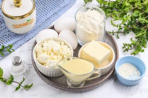Творожный торт со сгущенкой Творожный торт со сгущенкой
