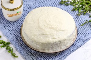 Творожный торт со сгущенкой Творожный торт со сгущенкой