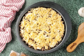 Картофель с фаршем и грибами Картофель с фаршем и грибами