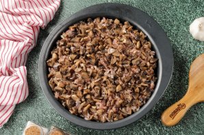 Картофель с фаршем и грибами Картофель с фаршем и грибами